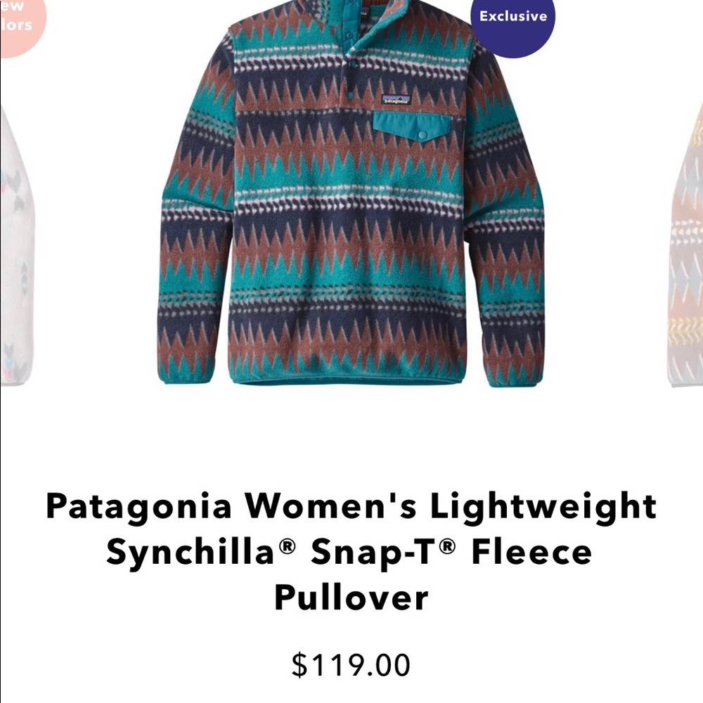 Brand new condition Patagonia Synchilla snap T 💕